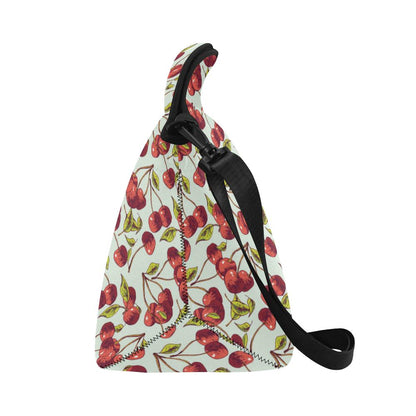 Cherry Hand Draw Neoprene Lunch Bag (Model 1669)(Large)-JTAMIGO.COM