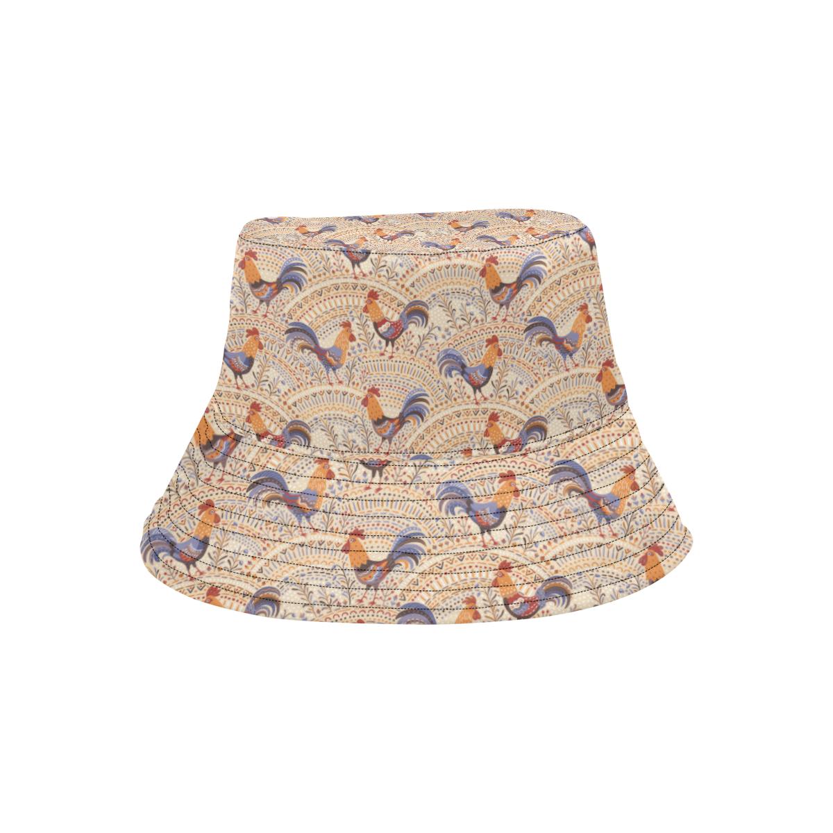Chicken Boho Style Pattern Unisex Bucket Hat
