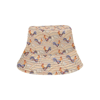 Chicken Boho Style Pattern Unisex Bucket Hat