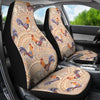 Chicken Boho Style Pattern Universal Fit Car Seat Covers