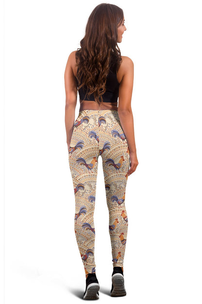 Chicken Boho Style Pattern Women Leggings