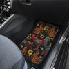 Chicken Embroidery Style Car Floor Mats