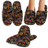 Chicken Embroidery Style House Slippers