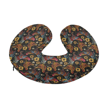 Chicken Embroidery Style U-Shaped Travel Neck Pillow-JTAMIGO.COM