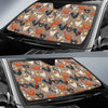 Chicken Evolution Pattern Car Sun Shade For Windshield