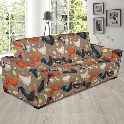 Chicken Evolution Pattern Sofa Slipcover-JTAMIGO.COM