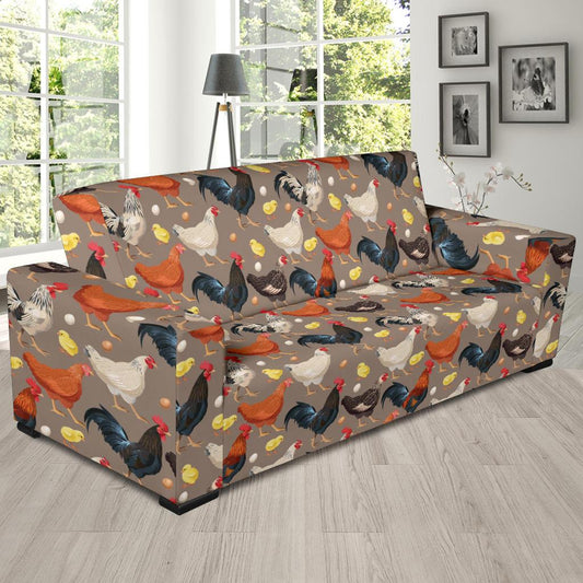 Chicken Evolution Pattern Sofa Slipcover-JTAMIGO.COM