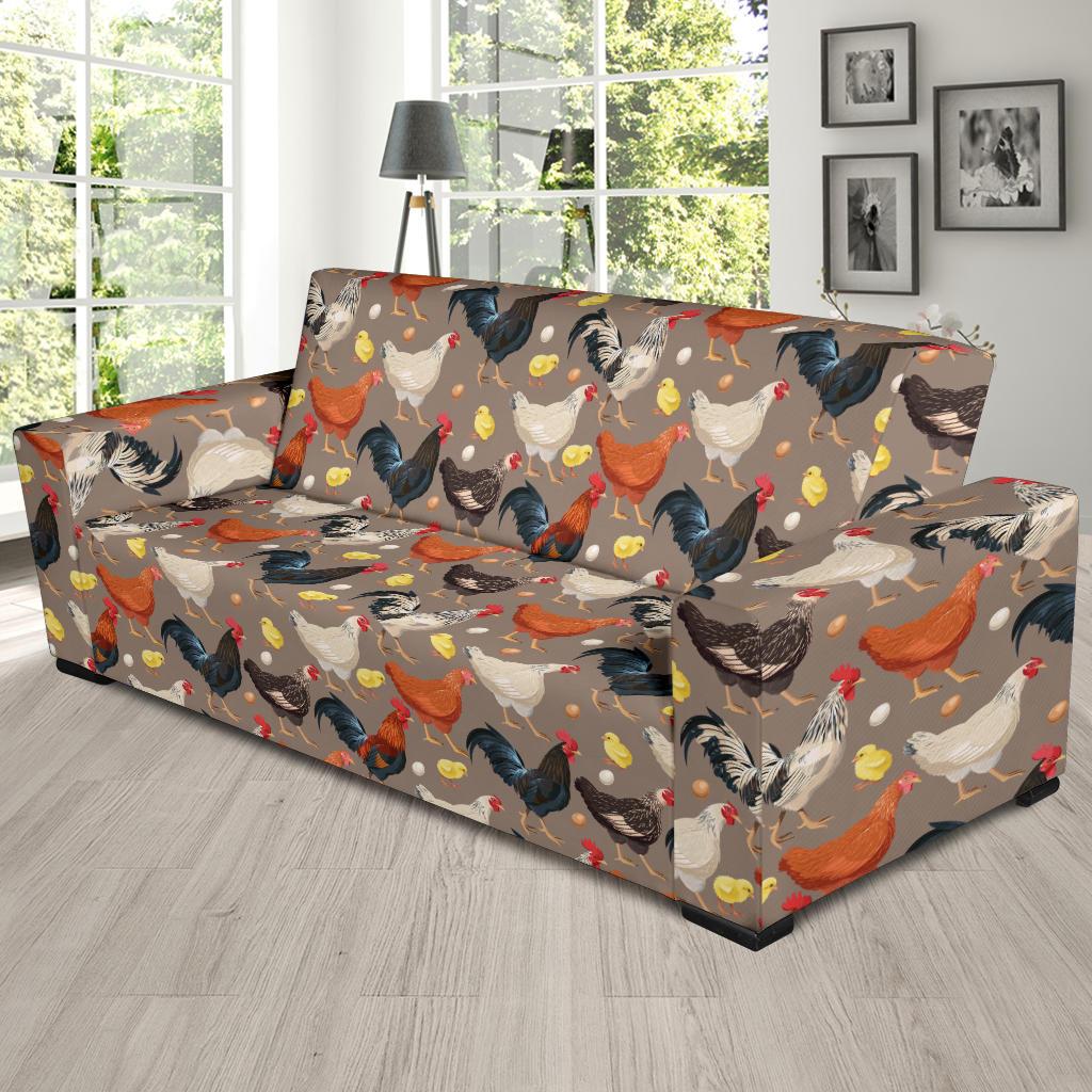 Chicken Evolution Pattern Sofa Slipcover-JTAMIGO.COM