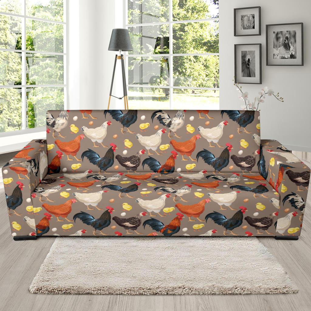 Chicken Evolution Pattern Sofa Slipcover-JTAMIGO.COM