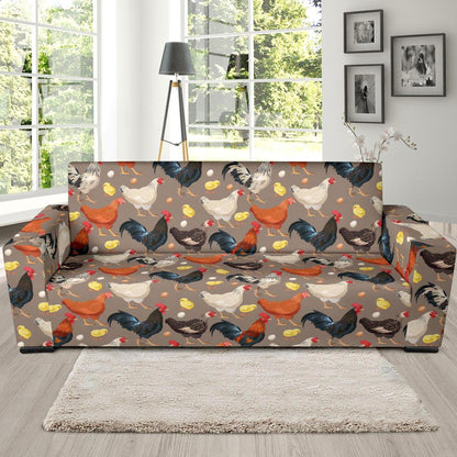 Chicken Evolution Pattern Sofa Slipcover-JTAMIGO.COM
