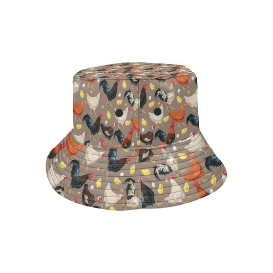 Chicken Evolution Pattern Unisex Bucket Hat