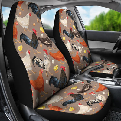 Chicken Evolution Pattern Universal Fit Car Seat Covers