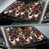 Chicken Print Pattern Car Sun Shade For Windshield