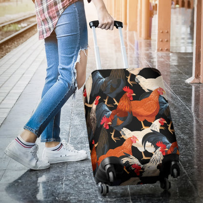 Chicken Print Pattern Luggage Cover Protector