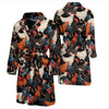 Chicken Print Pattern Men Bath Robe-JTAMIGO.COM