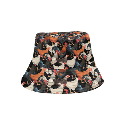 Chicken Print Pattern Unisex Bucket Hat