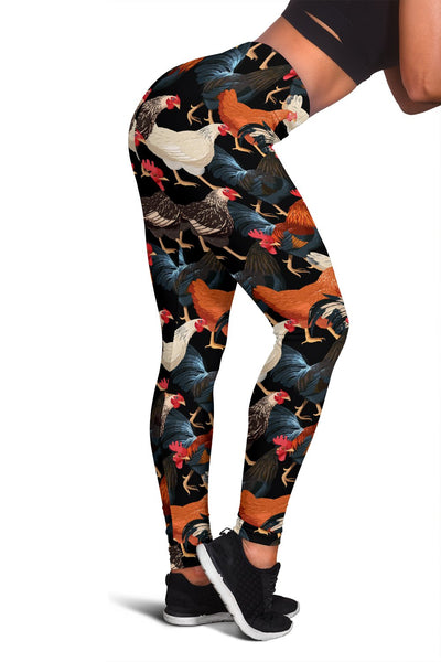 Chicken Print Pattern Women Leggings