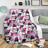 Chihuahua Cute Triangle Pattern Fleece Blanket