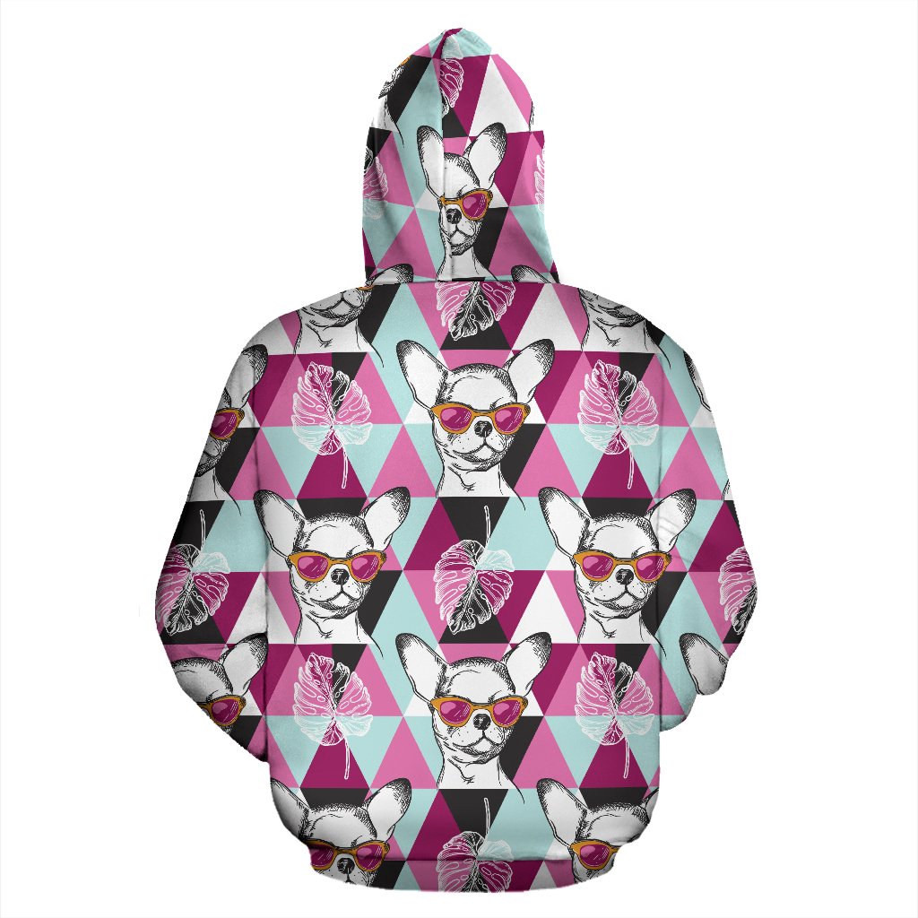 Chihuahua Cute Triangle Pattern Pullover Hoodie