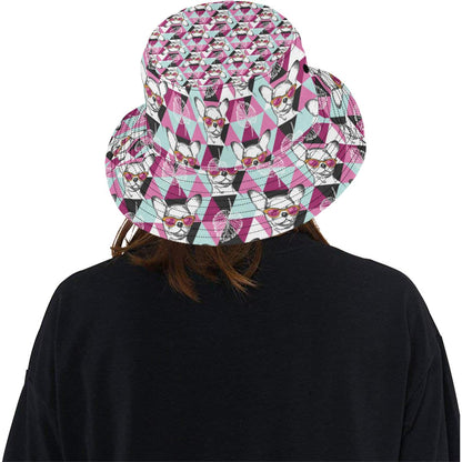 Chihuahua Cute Triangle Pattern Unisex Bucket Hat