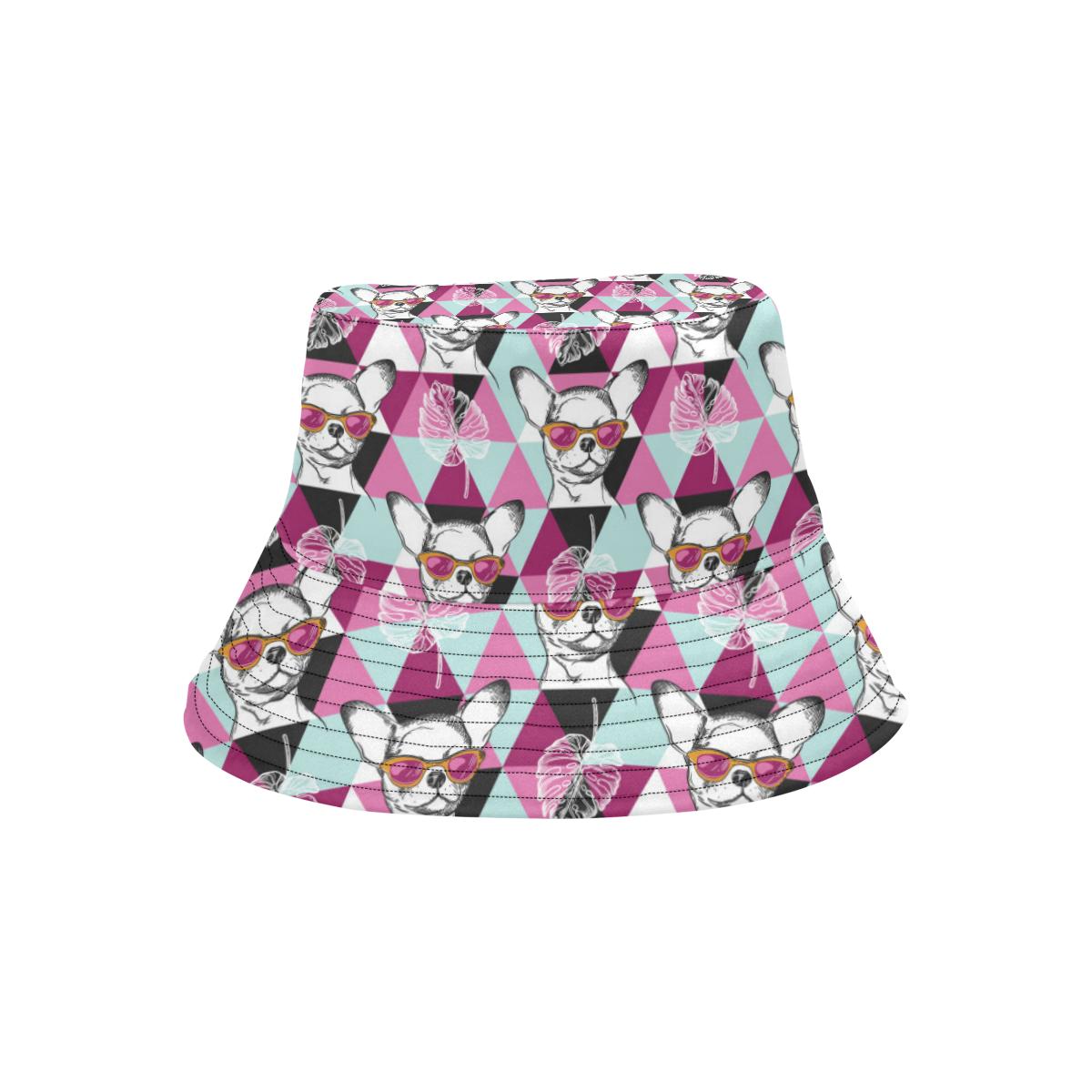 Chihuahua Cute Triangle Pattern Unisex Bucket Hat