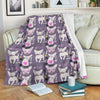 Chihuahua Happy Pattern Fleece Blanket