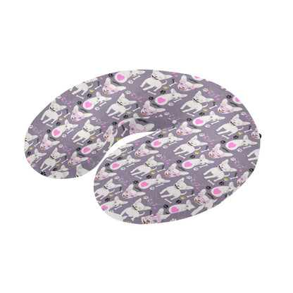 Chihuahua Happy Pattern U-Shaped Travel Neck Pillow-JTAMIGO.COM