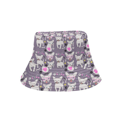 Chihuahua Happy Pattern Unisex Bucket Hat