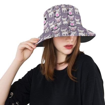Chihuahua Happy Pattern Unisex Bucket Hat