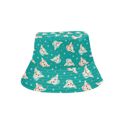 Chihuahua Polka Dot Pattern Unisex Bucket Hat