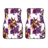 Chihuahua Purple Floral Car Floor Mats
