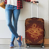 Chinese Dragons Gold Design Luggage Cover Protector