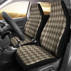 Chocolate Argyle Print Universal Fit Car Seat Covers