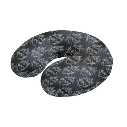 Christian Heart Tattoo Style U-Shaped Travel Neck Pillow-JTAMIGO.COM