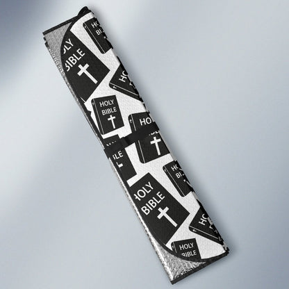 Christian Holy Bible Book Pattern Car Sun Shade For Windshield