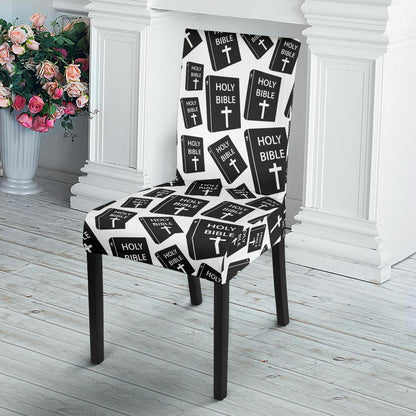 Christian Holy Bible Book Pattern Dinning Chair Slipper-JTAMIGO.COM