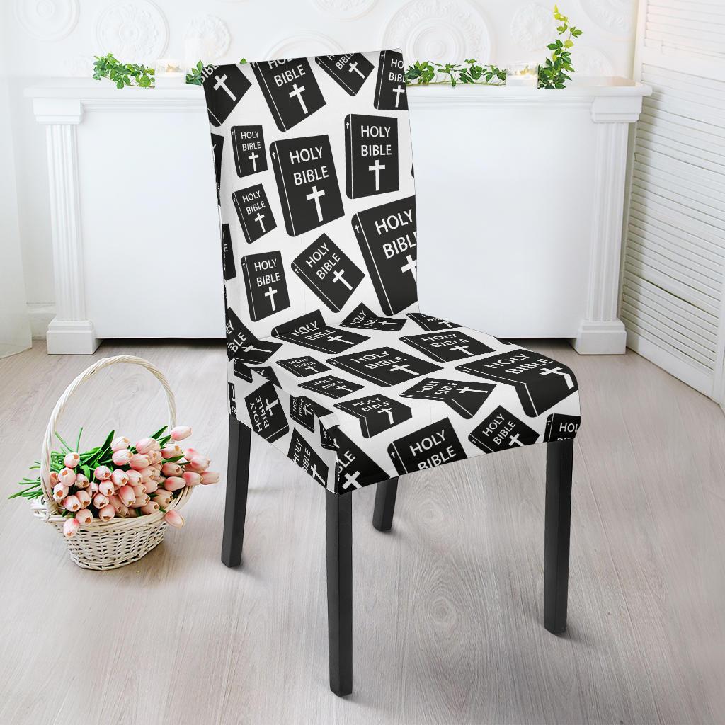 Christian Holy Bible Book Pattern Dinning Chair Slipper-JTAMIGO.COM
