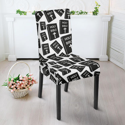 Christian Holy Bible Book Pattern Dinning Chair Slipper-JTAMIGO.COM