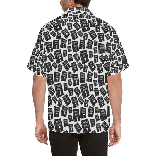 Christian Holy Bible Book Pattern Men Aloha Hawaiian Shirt