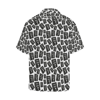 Christian Holy Bible Book Pattern Men Aloha Hawaiian Shirt
