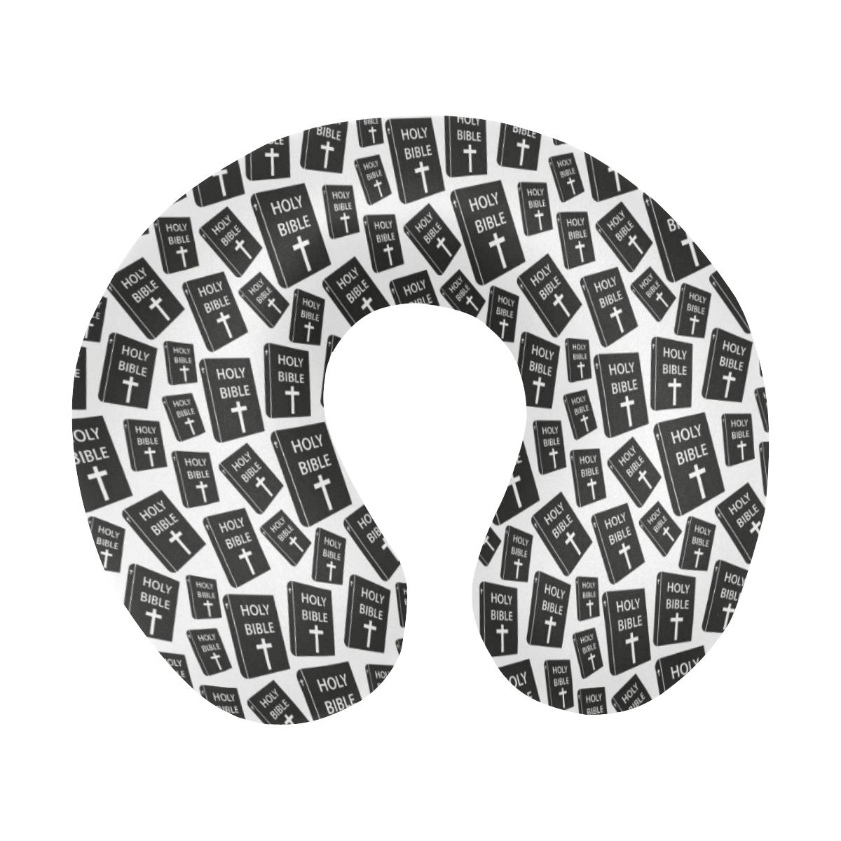 Christian Holy Bible Book Pattern U-Shaped Travel Neck Pillow-JTAMIGO.COM
