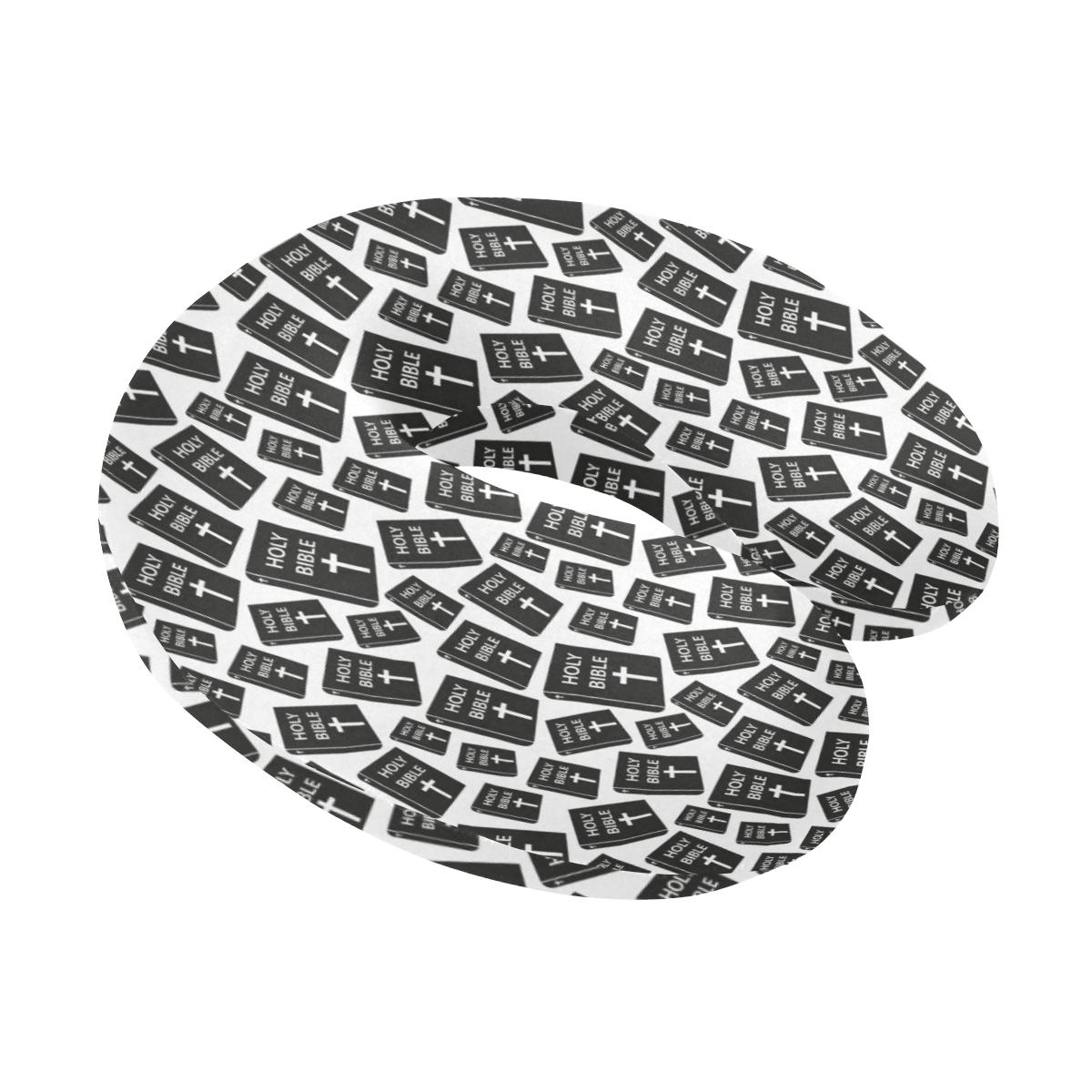 Christian Holy Bible Book Pattern U-Shaped Travel Neck Pillow-JTAMIGO.COM