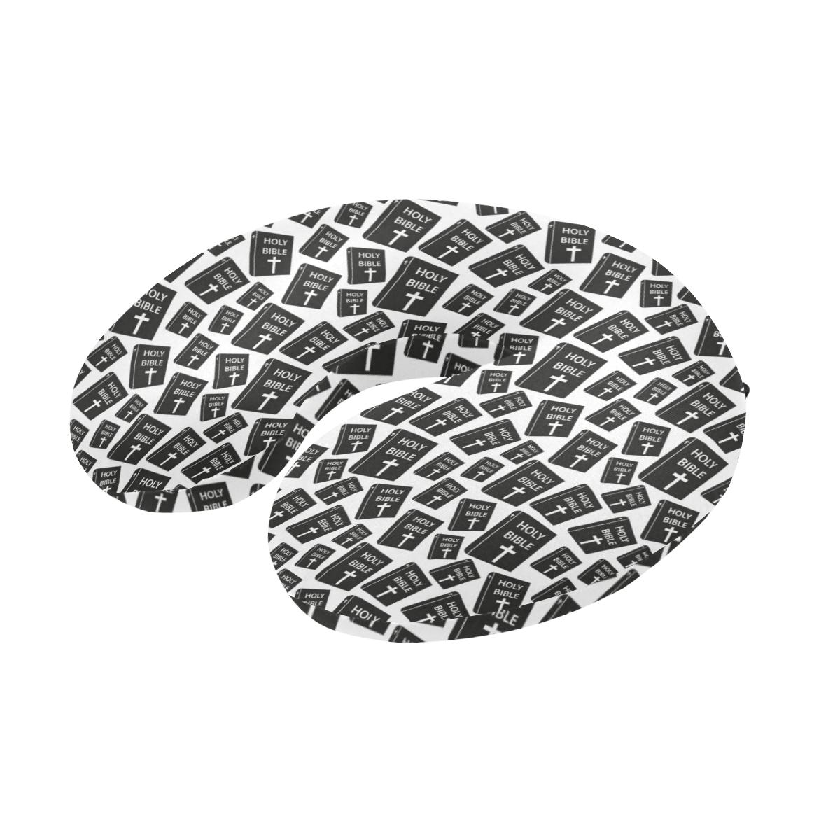 Christian Holy Bible Book Pattern U-Shaped Travel Neck Pillow-JTAMIGO.COM