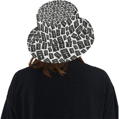 Christian Holy Bible Book Pattern Unisex Bucket Hat