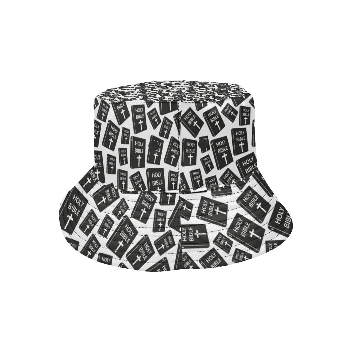 Christian Holy Bible Book Pattern Unisex Bucket Hat