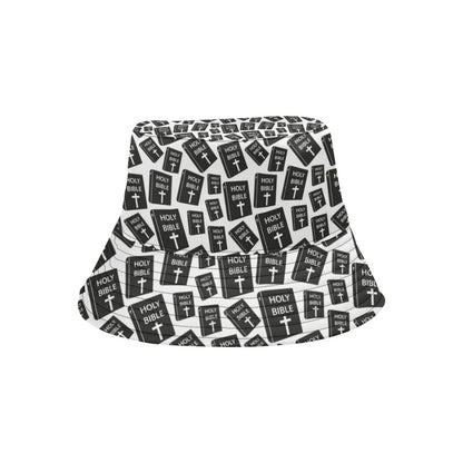 Christian Holy Bible Book Pattern Unisex Bucket Hat