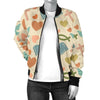 Christian Symbol Pattern Women Casual Bomber Jacket