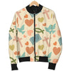 Christian Symbol Pattern Women Casual Bomber Jacket