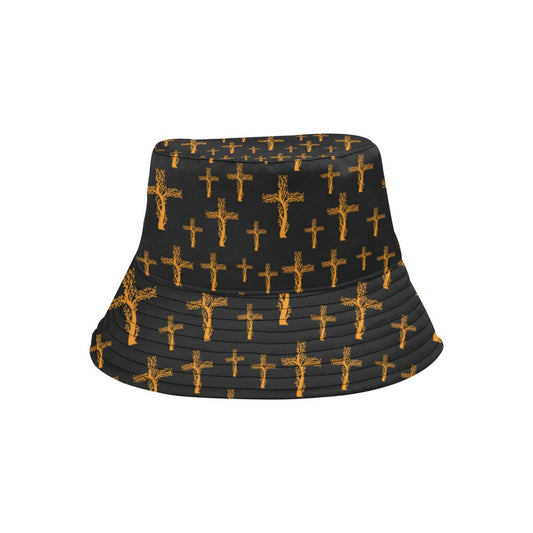 Christian Tree of Life Cross Design Unisex Bucket Hat