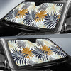 Colorful Tropical Palm Leaves Car Sun Shade For Windshield